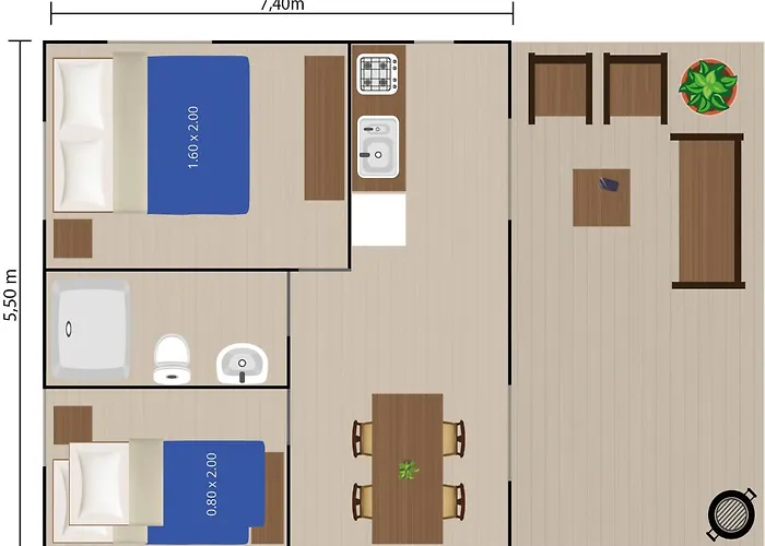 Luksusowy namiot Easyatent Safari Tent Aminess Maravea *